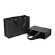 black foldable paper gift bag