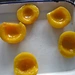 Yellow peach canned syrup