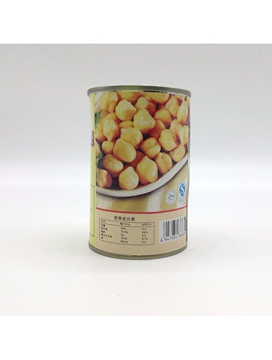 Aliments biologiques conserves pois chiches Pakistan haricots Garbanzo pelés en conserve