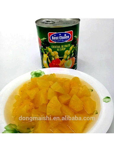 tinned tropical fruit cocktail