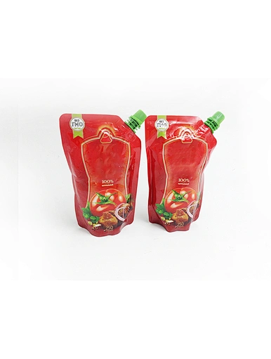 Ketchup concentré en vrac adapté aux boissons froides et sucrées en provenance de Chine.