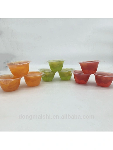fruit jelly cup