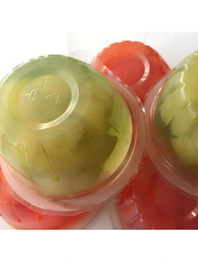 Délicieux prix attractif nouveau type conserve fruits gelée pudding cup