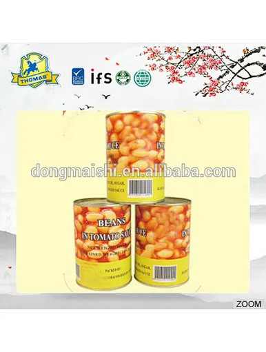 Haricots cuits au four en sauce tomate riche