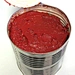 Pâte de tomate italienne en gros riche en ingrédients de lycopène.