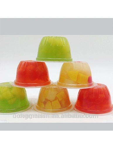 Emballage du sac assortiment de fruits japonais Gel Candy Soda Jelly Cup