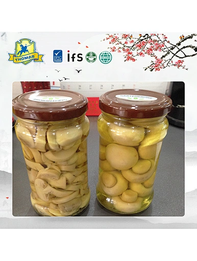 Champignons en conserve conservés dans l’eau