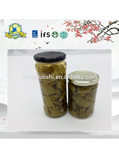 Usine populaire en conserve french green bean coupé en pot