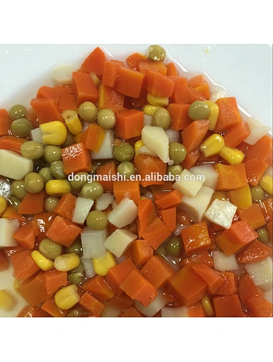 Brand canned mixed vegetables