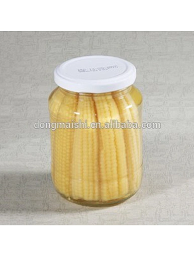 organic corn in tin