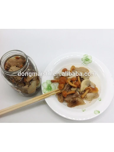 Brine fungus canned