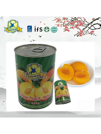 specification canned peaches