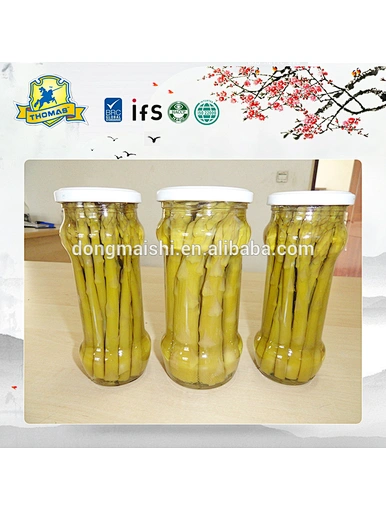 canned green asparagus spears