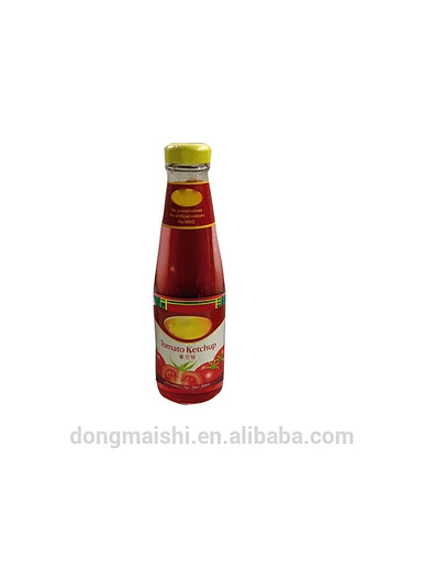 Gros bouteilles de condiment BBQ de haute qualité emballage classique tomate fraîche ketchup