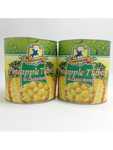 canned pineapple in heavy syrup