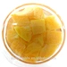 Délicieux en gros de haute qualité tasse emballage forme Orange Fruit Jelly