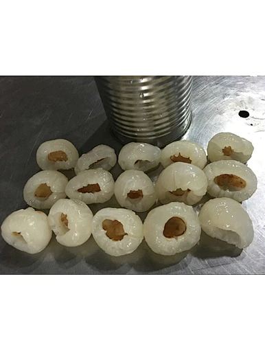 Litchi entier en conserve de fruits frais au sirop léger