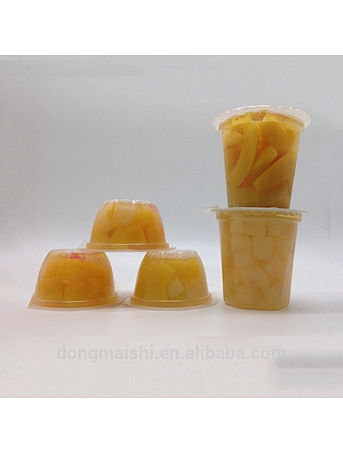 fruit jelly in cup
