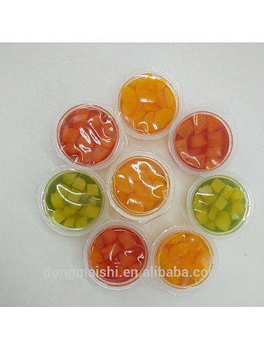Prix attractif nouveau type plastique jelly fruit cup