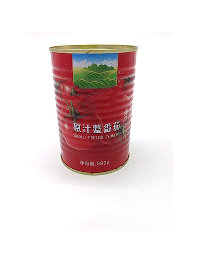 Vente en gros de haute qualité chinois frais entier épluché sauce tomate pâtes