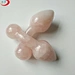 Reusable butt plug Carving Gemstone huge natural rose quartz crystal dildo