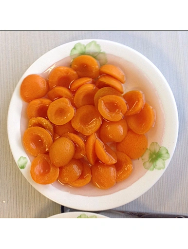 Sirop fruits bio conserves abricot moitiés pelées