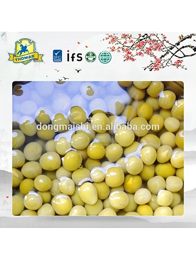 Légumes sains en conserve pois verts