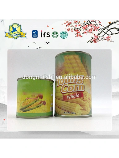 canned whole corn kernel
