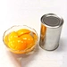 canned peaches in jar