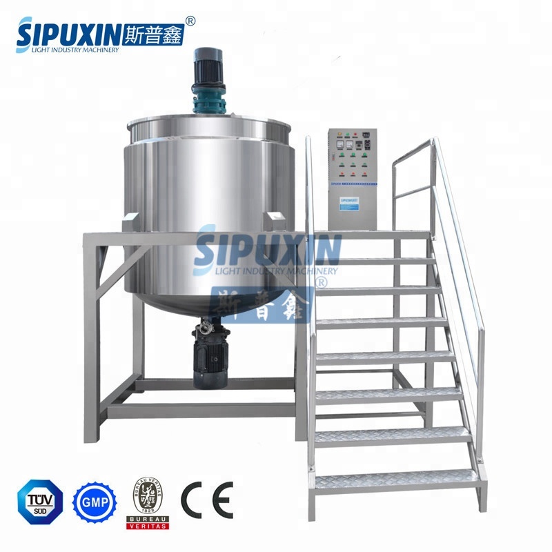 High Capacity  Industrial Blending Mixer Body Lotion Blending Equipment