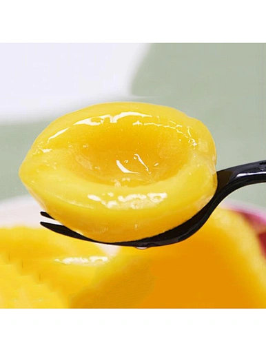 canned peach sliced