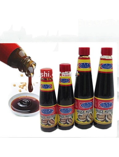 Sauce aux huîtres au goût frais végétarien en bouteille
