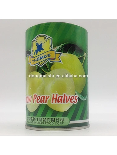 canned yellow pear