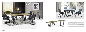 fabric dining chair