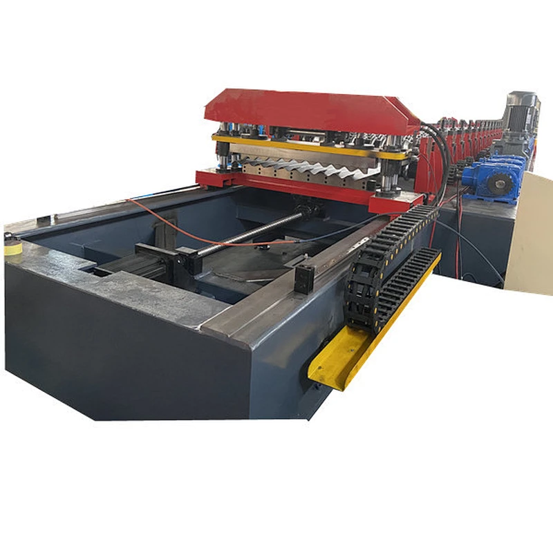 Storage large diameter corrugated steel pipe/steel granary rolling forming machine