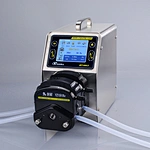 What is a new type of metering peristaltic pump