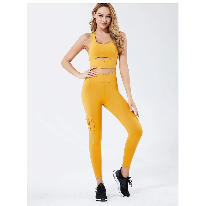 2021 brand new high waist elastic sexy gym yoga set