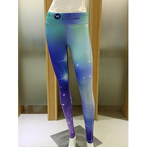 Women's sublimation tie dye sports gym yoga fitness leggings