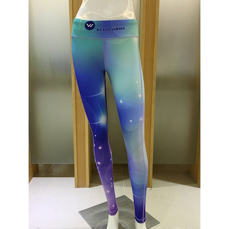 Women's sublimation tie dye sports gym yoga fitness leggings