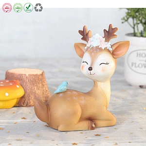 Sika deer ornament for home decor