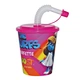  China factory with straw  plastic  juicy bottle with straw