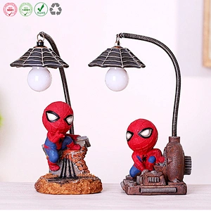 Spiderman dimmable warm light table lamp