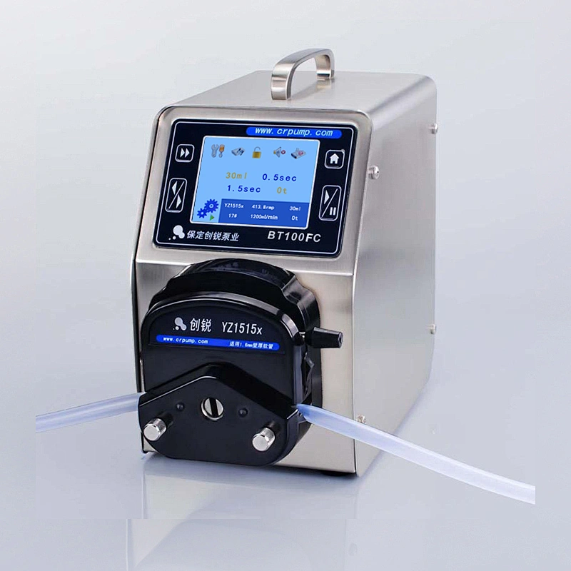 Touchscreen filling pump flow rate0-380ml/min