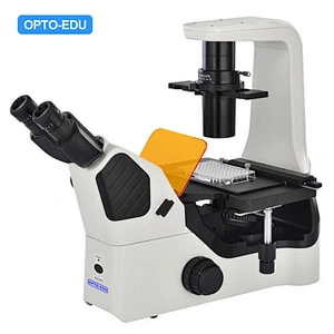 Omgekeerde LED-fluorescentiemicroscoop, B,G,U