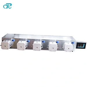 Multi Channels Liquid Filling Peristaltic Pump Filling System Flow Rate 0-4000ml/min