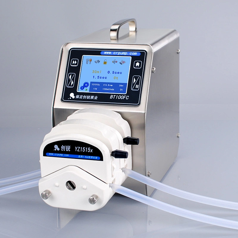 Touchscreen filling pump flow rate0-380ml/min