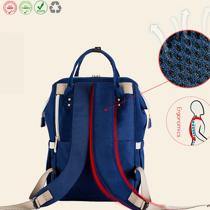 Promotion diaper bags mummy baby bag diaper tote bag backpack