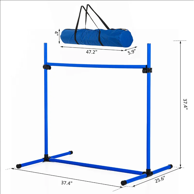 New Canine Agility Set Dog Jumping Training Obstacles Course Free Standing