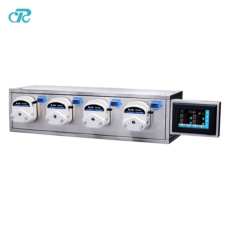 Multi-channel Liquid Dispensing Peristaltic Pump Filling System Flow Rate: 0-2280ml/min
