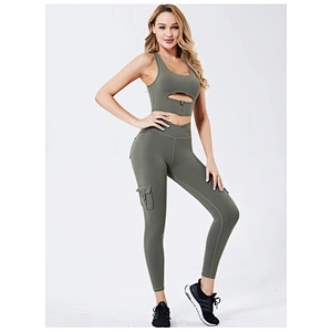 2021 brand new high waist elastic sexy gym yoga set